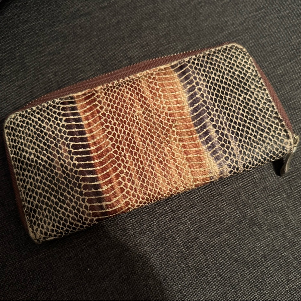 Snakeskin Pattern Wallet